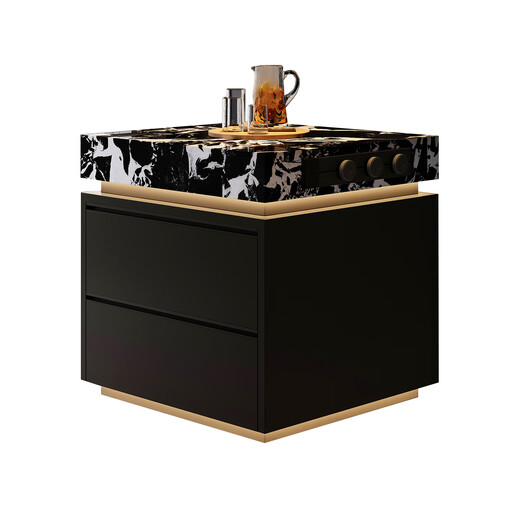 KSALOY island cabinet can be customized separately for open kitchen slate guide table and small apartment high-end inverted dining table. Enjoy version 0.7m island counter in multiple colors (no socket). Single island cabinet