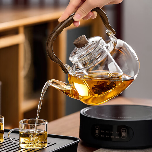 Clay teapot electric ceramic stove teapot set large capacity heat-resistant glass teapot water boiler household men's tea set