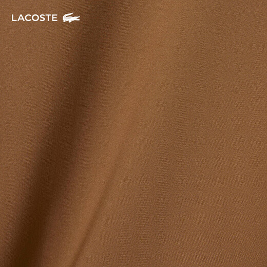 LACOSTE French Crocodile 2025 Autumn and Winter Show Series Uniform Coats for Men and Women|BH4563 52I/khaki brown/off-white M