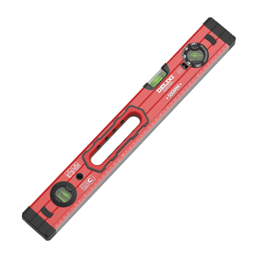 DELIXI ELECTRIC high-precision level ruler with strong magnetic small household flat water ruler slope measurement balance ruler enhanced version strong magnetic anti-fall 300mm