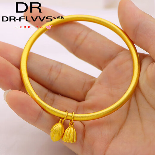 Buhesytbhiodha quality Vietnamese sand gold bracelet ancient method inheritance women's gold-plated gold bracelet jewelry inheritance bracelet size 8mm62