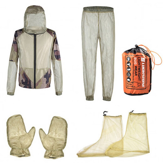 Luo Zhuodou outdoor mesh anti-mosquito clothing fishing anti-mosquito suit lightweight and breathable summer wild fishing jungle adventure wild m160-170cm
