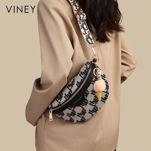 Viney bag women's bag casual crossbody dumpling bag light luxury shoulder bag chest bag birthday New Year's Day gift for girls and girlfriends