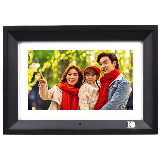 KODAK 7 Zoll 8 Zoll 10 Zoll elektronisches Fotoalbum, intelligentes digitales Fotorahmen-Display, hochauflösender Foto-Player, Bilderalbum, Zuhause, horizontale und vertikale Wandaufhängung, Weihnachtsgeschenk, 10,1-Zoll-Upgrade-Modell – edles Schwarz, unterstützt Multifunktionswiedergabe + IPS hoch
