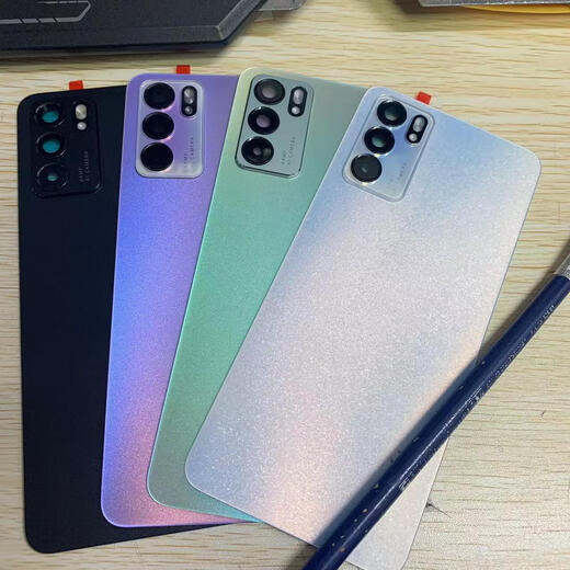 Suitable for oppo reno6 back cover original glass reno6pro original disassembly case reno5pro+back cover reno6pro+original 99+moonsea black+added mirror