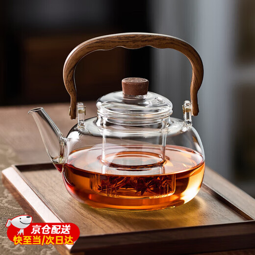 MGXEK Germany glass teapot 2025 new kettle tea household lifting kettle around the furnace high temperature resistant electric ceramics Muhe lifting kettle 1000ml