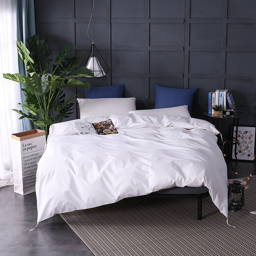 暖梵-防钻毛专用被套防羊毛被钻毛羽绒被跑毛驼绒被掉毛被套防跑绒毛内胆芯被罩高密度防钻毛跑绒被子胆布料 白色 200*230