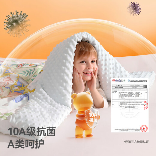 Betis baby quilt autumn and winter children's constant temperature cotton bean quilt kindergarten nap quilt thickened Little Lion 120x150cm