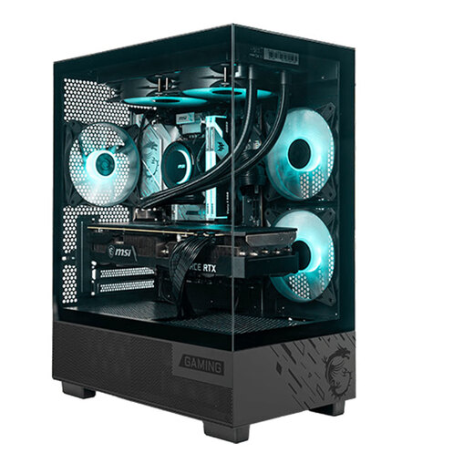 MSI AMD Ryzen 5 9600X/RTX5060/RX5060TI Mainstream gaming machine High-performance e-sports assembly computer Configuration four 9600X+RTX5060TI 8G Phantom