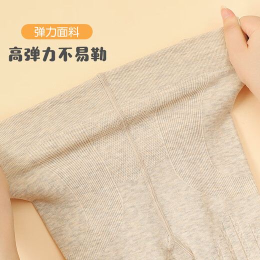 红豆女童打底裤秋冬季儿童加绒加厚外穿保暖裤女孩宝宝亲肤百搭裤子 加绒款-黑色连脚 130 (L)