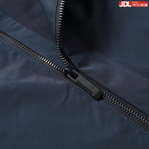 BOSS mid-length men's jacket 2024 new spring and autumn high-end windproof, anti-wrinkle, iron-free casual windbreaker for men, blue 2XL 185