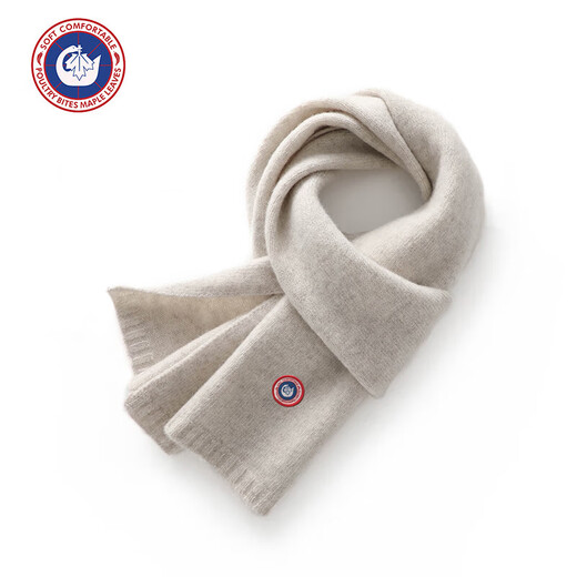 SCOTT GOOSE pure cashmere small scarf for men and women new 2025 winter windproof and cold-proof warm short scarf wool gift box 680 meters camel color