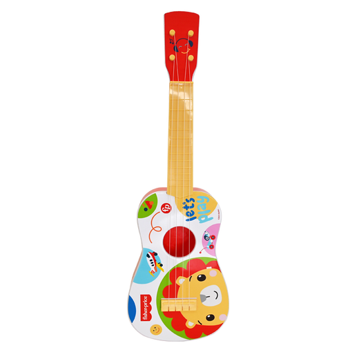 Fisher-Price children's musical instrument ukulele baby early education music enlightenment infant musical instrument toy lion F6636
