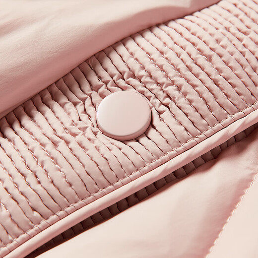 Xiangying Short Down Jacket Women's Light Pink 2025 Winter New 90 White Duck Down Small Lapel Diamond Jacket Silver Peony S 155/80A/85-95Jin Jin is equal to 0.5 kg