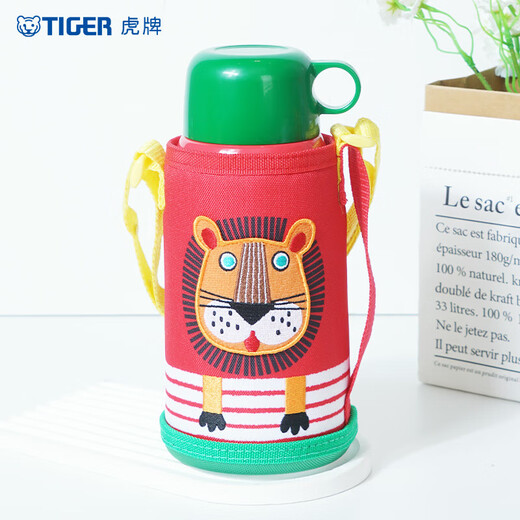 TIGER students and children large capacity thermos cup stainless steel thermos cup kitchen good thing little lion 600ml