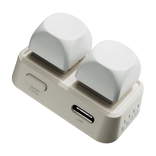 Hanlinyue Free2 e-book page turner remote control mobile phone tablet novel page turning Douyin music switch supports free turning off the light red axis silent white mobile version