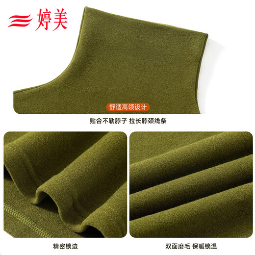 Tingmei pile-collar bottoming shirt for women, which can be worn outside and style, autumn and winter thickened brushed turtleneck thermal underwear t-shirt top