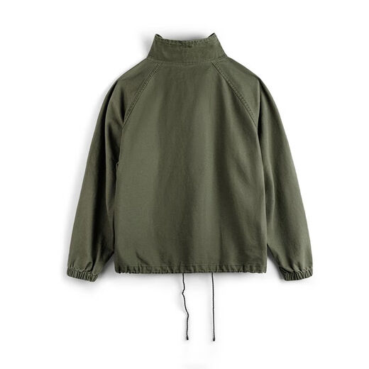 Madden Workwear American Retro M65 Stand Collar Jacket Men's New Windproof Thin Jacket Urban Commuting Men's Loose Top Algae Green L