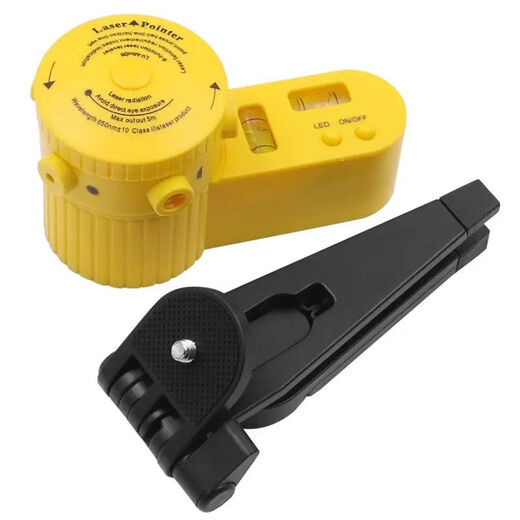 Instrumento láser horizontal nivel láser regla horizontal cuatro en uno la regla láser puede girar con trípode horizontal y vertical de alta precisión amarillo