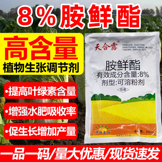 Runtian Baihu 8% ethylamine DA-6 regulator wheat rapid rooting, flower and fruit preservation, root strengthening, seedling prevention, coloring and yield increase 8% ethylamine 500g * 1 bag