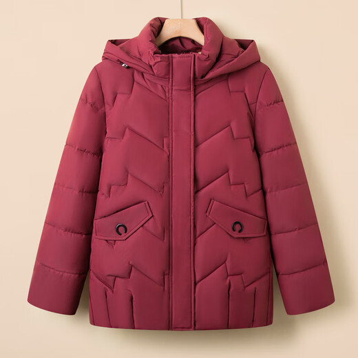 Fengxiao mother's winter coat, cotton-padded jacket, women's style, 50 and 60 years old, stylish elderly cotton-padded jacket, plus velvet and thickening, 2026 New Year's clothes