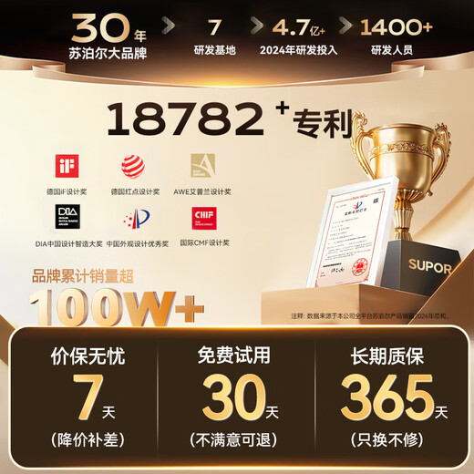 SUPOR foot bath bucket foot bath electric foot bath constant temperature heating fully automatic massage 2025 cross-calf high and deep bucket women's special practical birthday gift for parents and elders