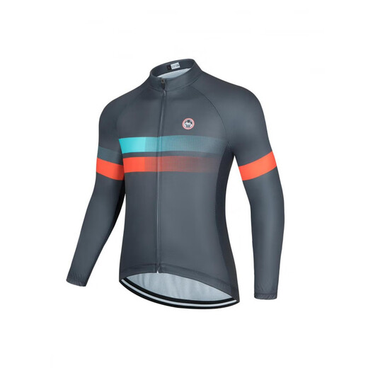 Locke Brothers' same style long-sleeved cycling suit for men's road mountain bike outdoor sports breathable clothes cycling sportswear Green S