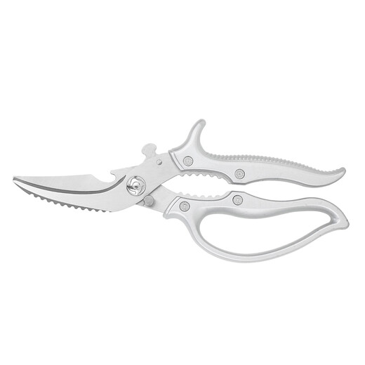 Sisika Tijeras de cocina alemanas de acero inoxidable para el hogar, potentes tijeras multifuncionales para huesos de pollo, tijeras afiladas de alta dureza para alimentos, tijeras para huesos de pollo engrosadas mejoradas
