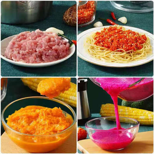 Garlic artifact electric commercial garlic mincer, cut and press garlic, garlic smasher, garlic mince machine, household ginger garlic 3 liters commercial stainless steel, double cup double