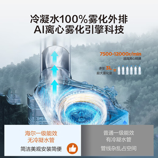 Haier produces Commander, first-class energy efficiency non-condensing water LG5EUltra zero cold water 16-liter gas water heater with constant temperature and silent state subsidy OCC door-to-door installation