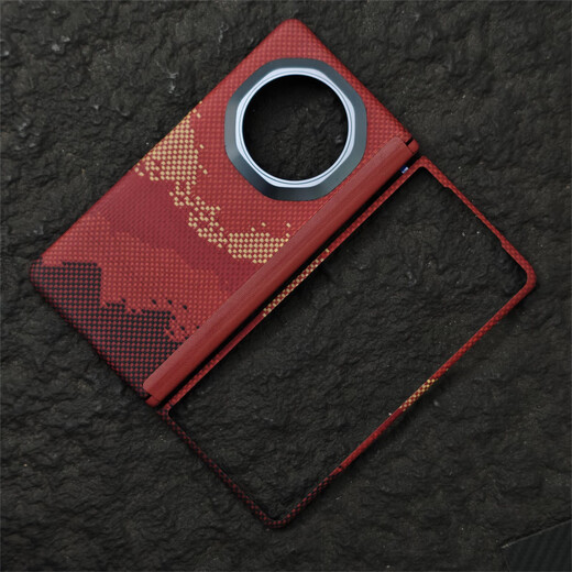 Huawei (HUAWEI) original quality Jingying Rizhao Jinshan applicable Kevlar mobile phone case magnetic MagicV3 aramid fiber v Rizhao Jinshan-magnetic Ruihong metal frame (single back cover) Magic V3