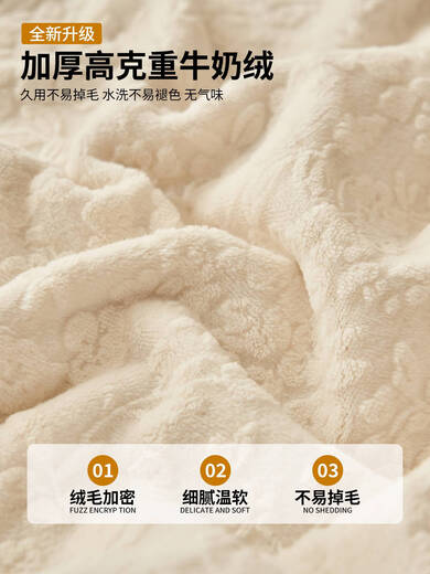 Fantasy double-layer thickened milk plush blanket, office nap blanket, air-conditioned quilt, sofa blanket for bed, universal for all seasons, Antarctic national brand, genuine guarantee, ready-made, 33-day free trial, 100*150cm children's blanket