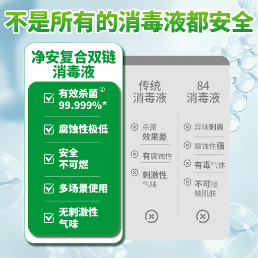 Jing'an quaternary ammonium salt disinfectant household 2L floor toys clothing pets multi-purpose disinfectant water pine wood fragrance is not pungent