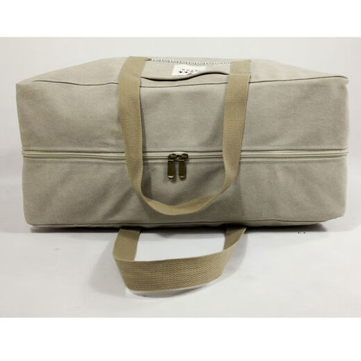 Bubumu kapok quilt bag canvas large capacity moving portable baby clothes luggage bag 62*47*27cm dark gray portable