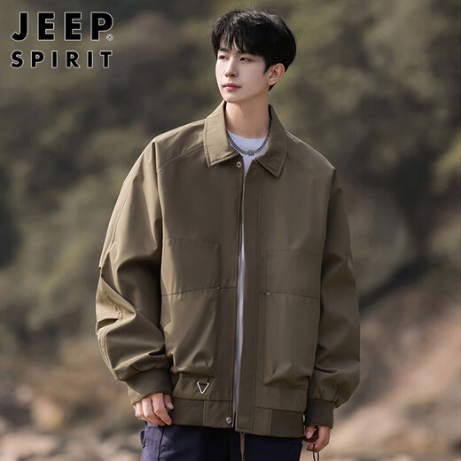 JEEP SPIRIT Jeep jacket men's jacket men's high-end autumn and winter casual high-end sense handsome charge work clothes