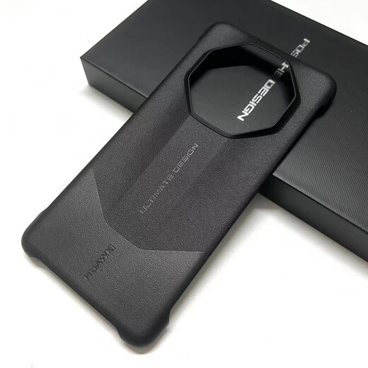 Huawei (HUAWEI) original quality Mate60RS Extraordinary Master mobile phone case 60rs Porsche Star Diamond smart window flip cover Huawei mate60 rs Extraordinary Master Star Diamond same style back case (black)