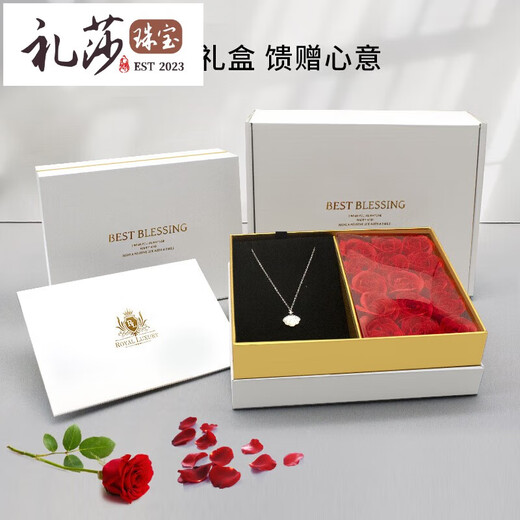 Reza BOGLIA natural sapphire necklace for women 18k gold fashion pendant set with diamond clavicle chain birthday gift for women