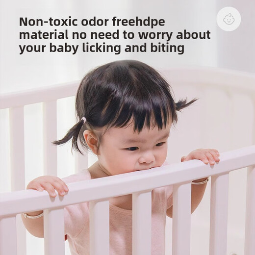 婴儿床可移动多功能新生儿拼接大床Bb床可调节高度变化桌婴儿床 婴儿床+挂盆+椰棕乳胶垫+尿布台 其他_组装_框架结构