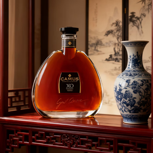 卡慕金花经典VSOP XO 洋酒 白兰地 干邑 酒 原装进口 卡慕XO 1000mL 6瓶