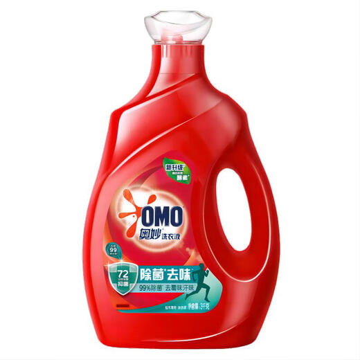 OMO (OMO) Antibacterial and Deodorizing Fragrance Laundry Detergent 12Jin Jin is equal to 0.5kg (3KG*2) Pine Mint, removes mildew and sweat odor, long-lasting fragrance
