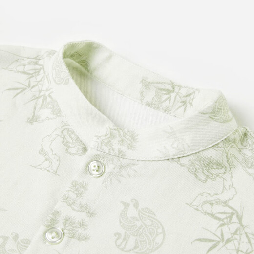 MQD Boys Autumn National Fashion Cool Casual Stand Collar Shirt 135340103 Design and Color 140cm