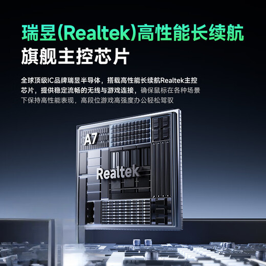 MCHOSE A7 mouse e-sports game three-mode Pro wireless Bluetooth PAW3395 lightweight computer office A7 Ultra blue