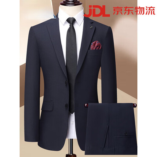LILANZ (LILANZ) Lilanz suit suit men's new formal work clothes business sense suit middle-aged and young luxury wedding dress bkw1108 blue 4XL 195 recommended 180-204Jin Jin equals 0.5 kg
