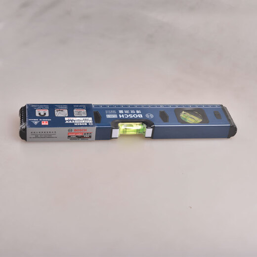 Bosch (BOSCH) level 300mm thickened aluminum profile high-precision bottom magnetic level mini portable measuring instrument level 300mm magnetic HD06016