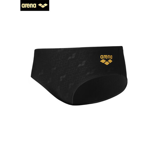 阿瑞娜（arena）男士抗氯速干泳裤弹力舒适防尴尬 黑色 L (175) 身高172-180/体重65-78