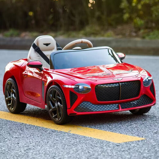 Bentley children's electric car four-wheel drive car for boys and girls with remote control toy car that can sit on a stroller accessories four-wheel drive