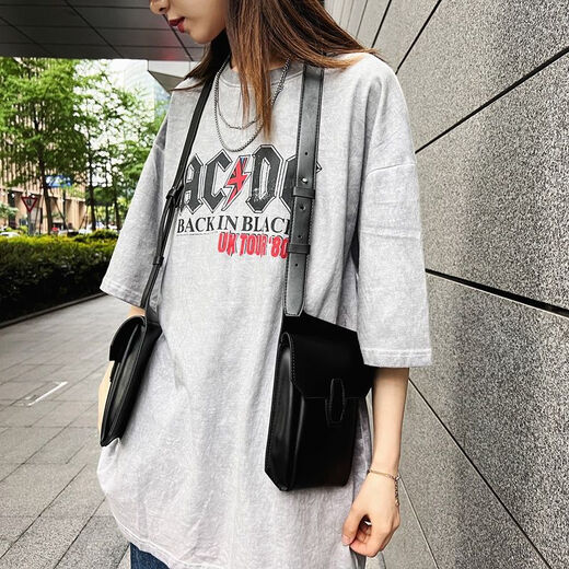 Yunpo trendy brand multifunctional tactical functional vest bag men's cycling vest bag Japanese multi-pocket workwear hip-hop chest bag black