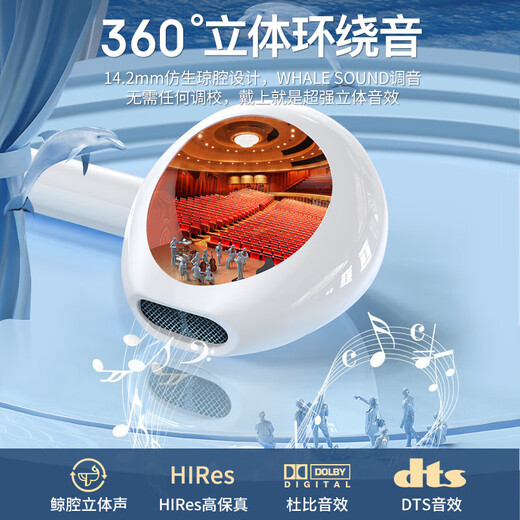 Type-C digital decoding chip earphones are suitable for Huawei/Honor/Xiaomi/OPPO/vivo/Apple 15-16 high-fidelity wired tablet games without delay Type-c digital chip wired earphones