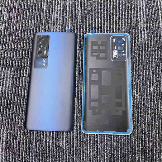 Suitable for Iqooneo5 original glass back cover Iqooneo5 battery back cover mobile phone rear screen middle frame iQOONeo5 original back cover orange with frame lens