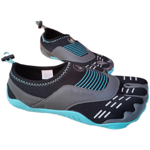 Yusenyi split-toe shoes for men with separated toes and five-finger shoes for men, outdoor climbing shoes for women, Pilates shoes, Victoria's Secret yoga shoes, quick-drying, black 48